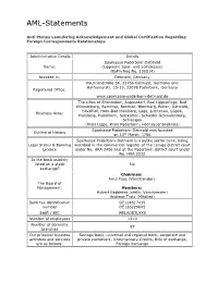 AML-Statements