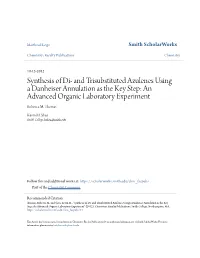 And Trisubstituted Azulenes Using a Danheiser Annulation As the Key Step: an Advanced Organic Laboratory Experiment Rebecca M