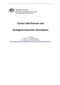 Corner Inlet Ramsar Site Ecological Character Description