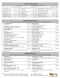 2021 Sushi Menu.Pdf