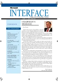 Chairman's Message