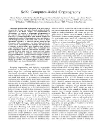 Computer-Aided Cryptography