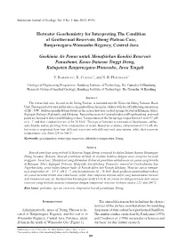Hotwater Geochemistry for Interpreting the Condition of Geothermal Reservoir, Dieng Plateau Case, Banjarnegara-Wonosobo Regency, Central Java