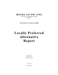 Locally Preferred Alternative Report