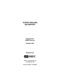 Ocean Hauling EIA Report (2001)