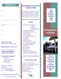 The Changing Face of Disasters Refers to the 13:30-14:30 Group, NDHQ