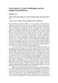 Trans-Worldbuilding and the Stephen King Multiverse