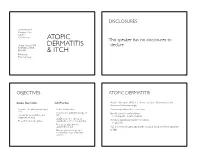 Voss Atopic Dermatitis and Itch