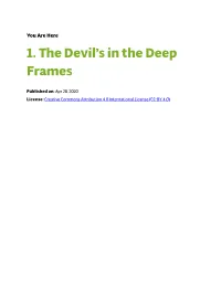 1. the Devilˇs in the Deep Frames