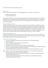 How to Restart Premisys Services