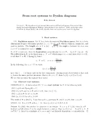 From Root Systems to Dynkin Diagrams