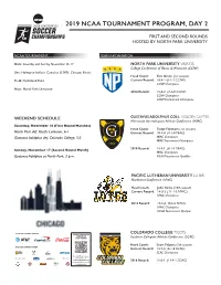 2019 Ncaa Tournament Program, Day 2