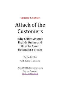 Attack of the Customers