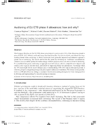 Auctioning of EU ETS Phase II Allowances: How and Why? 137