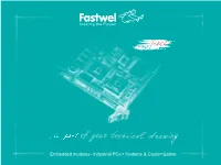 Embedded Modules Industrial Pcs • Systems & Customization
