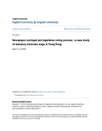 A Case Study of Statutory Minimum Wage in Hong Kong