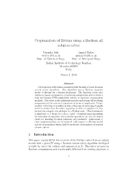 Cryptanalysis of Bivium Using a Boolean All Solution Solver