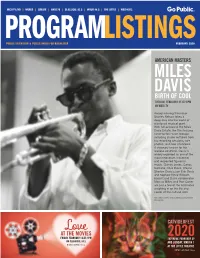 Program Listings” (USPS Robert A