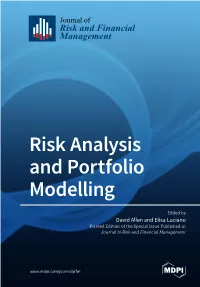 Risk Analysis and Portfolio Modelling