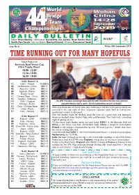 Time Running out for Many Hopefuls
