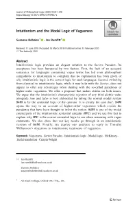 Intuitionism and the Modal Logic of Vagueness