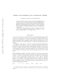 Normal and Conormal Maps in Homotopy Theory 3