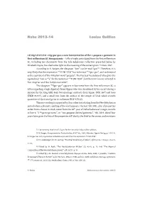 Túg-LUM-LUM = Túg-Guz-Guz ; a New Interpretation Of