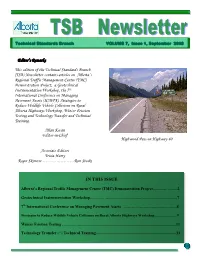 TSB Newsletters Can Be Viewed At