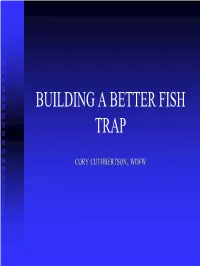 Building a Better Fish Trap