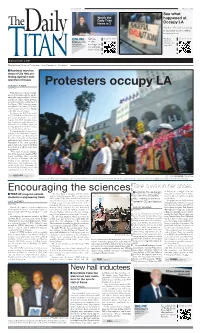 Protesters Occupy LA Daily Titan