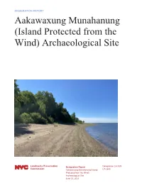 Aakawaxung Munahanung (Island Protected from the Wind) Archaeological Site