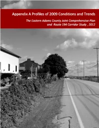 Appendix a – Profiles of Conditions and Trends