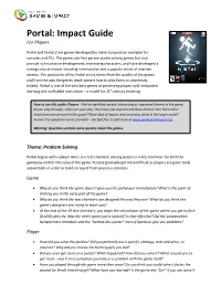 Portal: Impact Guide for Players