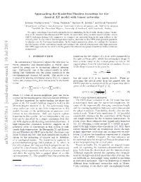 Approaching the Kosterlitz-Thouless Transition for the Classical XY Model with Tensor Networks