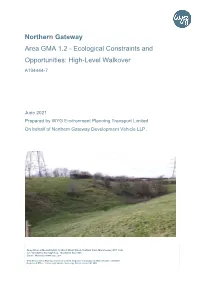 Northern Gateway Area GMA 1.2 - Ecological Constraints and Opportunities: High-Level Walkover A104444-7
