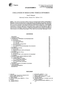 00002-X Challenges in High-Alpha Vehicle