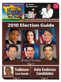 Data Endorses Candidates