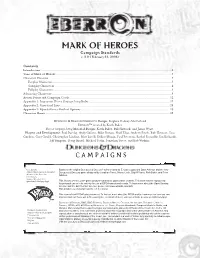 Mark of Heroes Campaign Standards V2-0.Indd