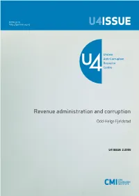 Revenue Administration and Corruption