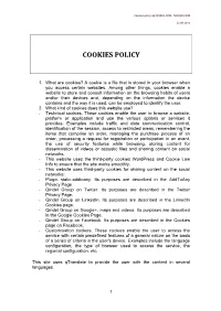 Cookies Policy De QINDEL.COM- THEQVD.COM