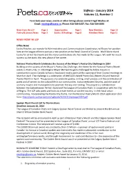 January 2014 Volume 11, Number 1