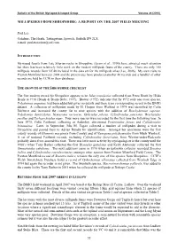 Millipedes from Shropshire: a Report on the 2007 Field Meeting