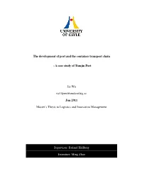 The Development of Port and the Container Transport Chain