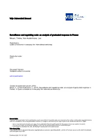 Vrije Universiteit Brussel Surveillance and Regulating Code: an Analysis of Graduated Response in France Meyer, Trisha; Van Aude