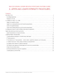 6. Upper and Lower Extremity Procedures