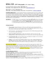 Course Syllabus