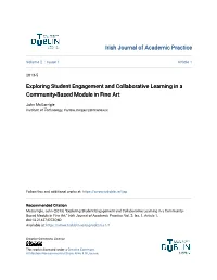 Exploring Student Engagement and Collaborative Learning in a Community-Based Module in Fine Art