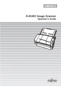 Fi-5530C Image Scanner Operator's Guide