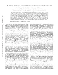 On Entropy, Specific Heat, Susceptibility and Rushbrooke