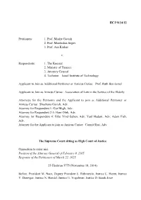 Gavish V. Knesset.Pdf